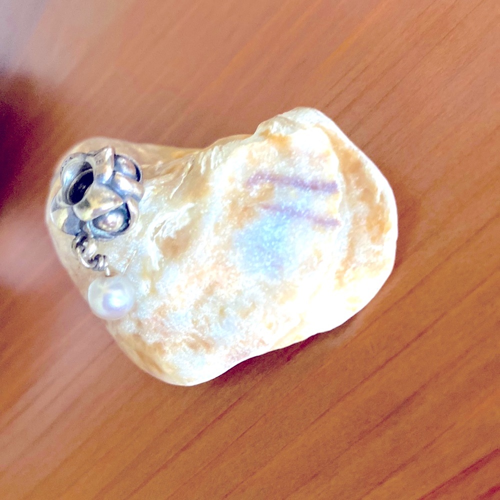 Pandora Flower Dangling Charm - image 3